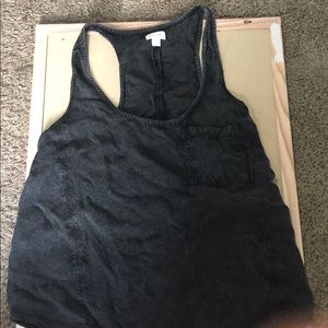 Silence + Noise Dark Grey Tank